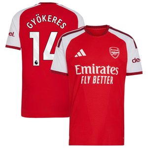 Maillot Domicile Arsenal adidas 2026-27 Authentique avec flocage Gyökeres 14, vue 2
