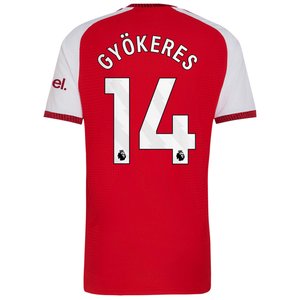 Maillot Domicile Arsenal adidas 2026-27 Authentique avec flocage Gyökeres 14, vue 4