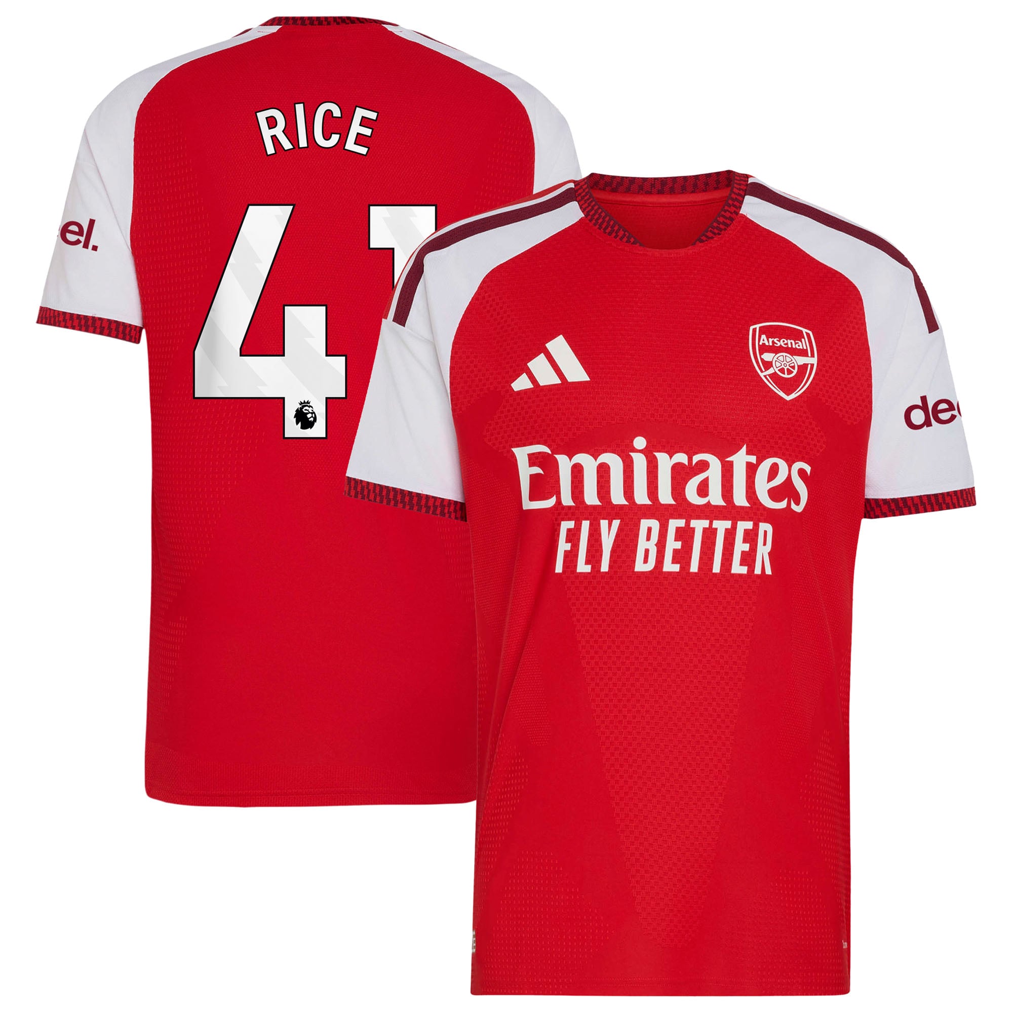 Maillot Domicile Arsenal adidas 2026-27 Authentique avec flocage Rice 41