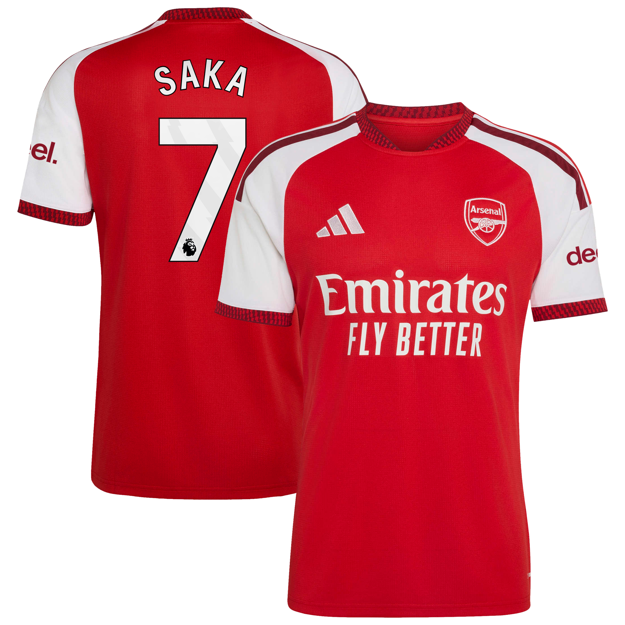 Maillot Domicile Arsenal adidas 2026-27 avec flocage Saka 7