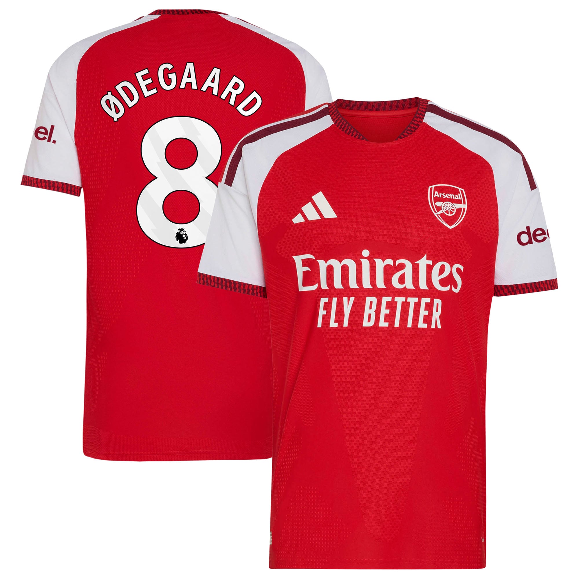 Maillot Domicile Arsenal adidas 2026-27 Authentique avec flocage Ødegaard 8