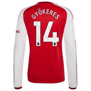 Maillot Domicile manches longues Arsenal adidas 2025-27 avec flocage Gyökeres 14, vue 4