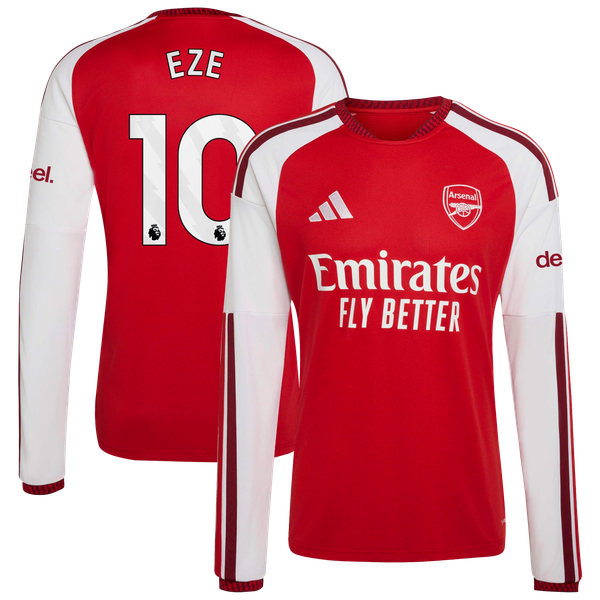 Maillot Domicile manches longues Arsenal adidas 2026-27  avec flocage Eze 10