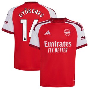 Maillot Domicile Arsenal adidas 2026-27 - Enfant avec flocage Gyökeres 14, vue 1