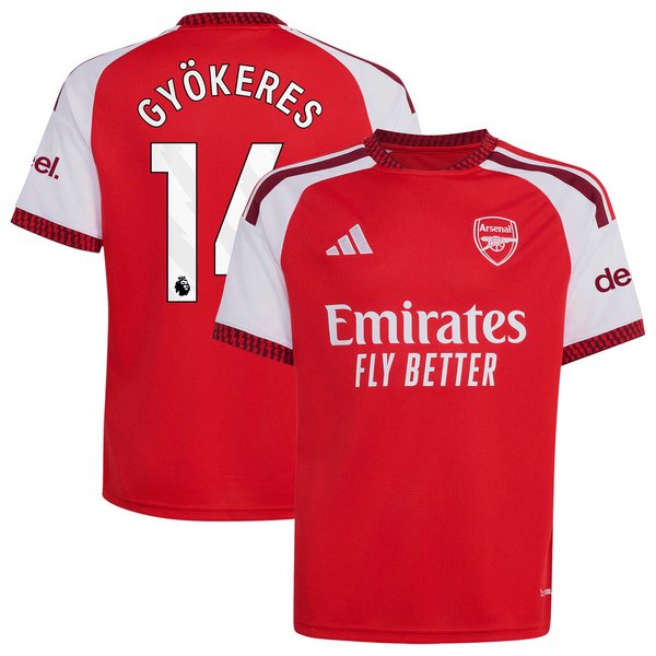 Maillot Domicile Arsenal adidas 2026-27 - Enfant avec flocage Gyökeres 14