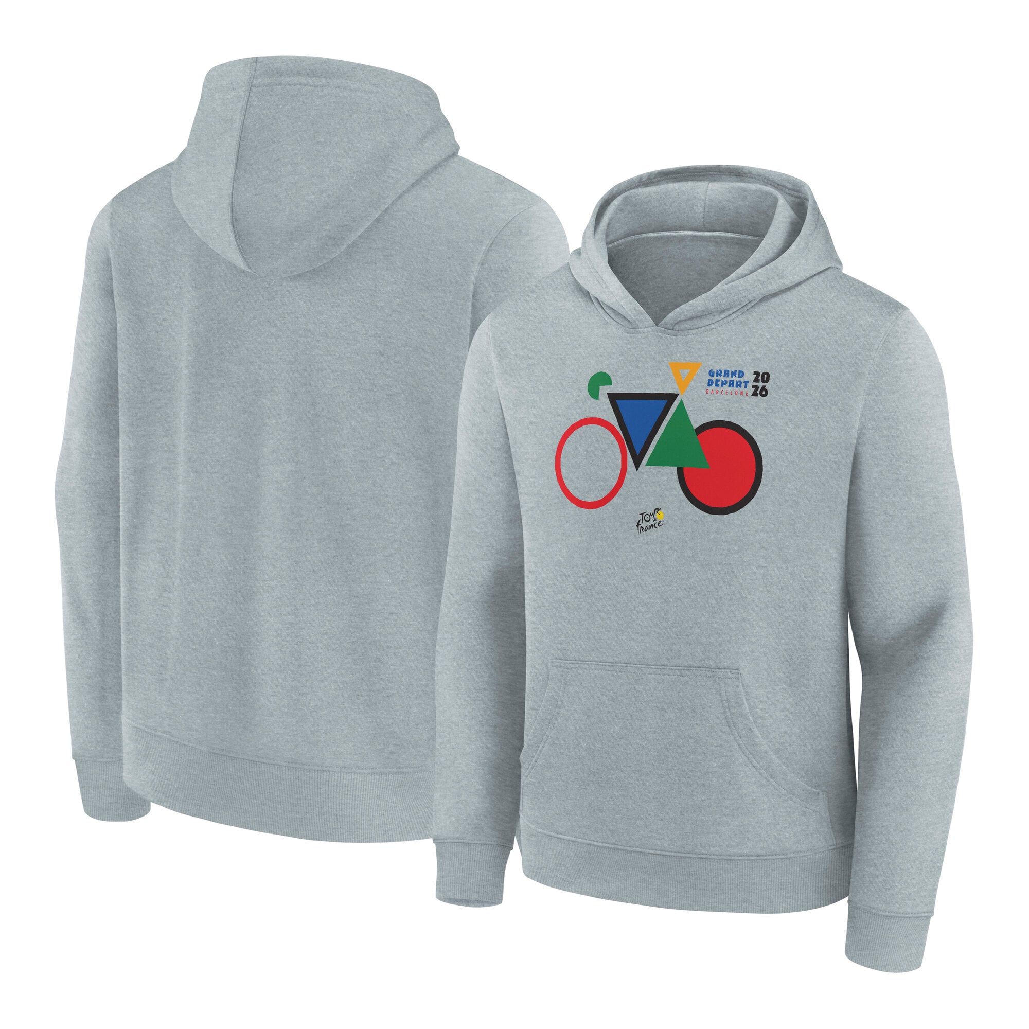 Felpa con cappuccio grafica "Le Tour de France Grand Depart Colours" - Grigio - Bambini