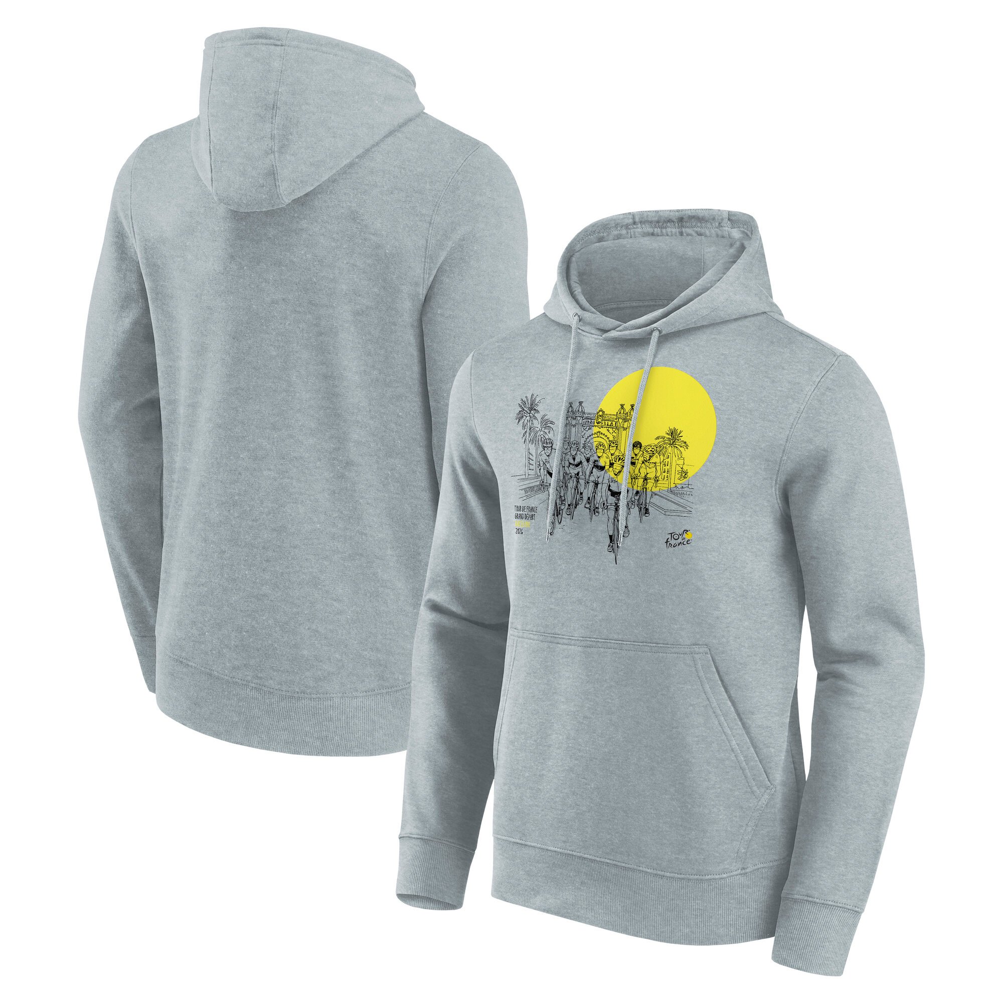 Felpa con cappuccio Le Tour de France Grand Depart Barc - grigia