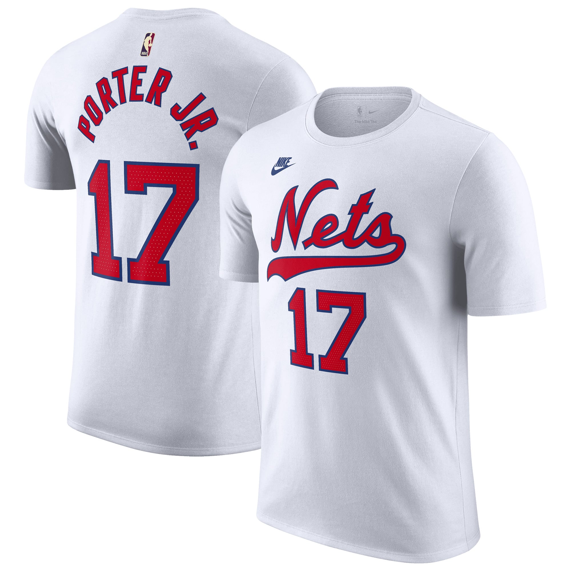 T-shirt Brooklyn Nets Nike Classic Edition da uomo