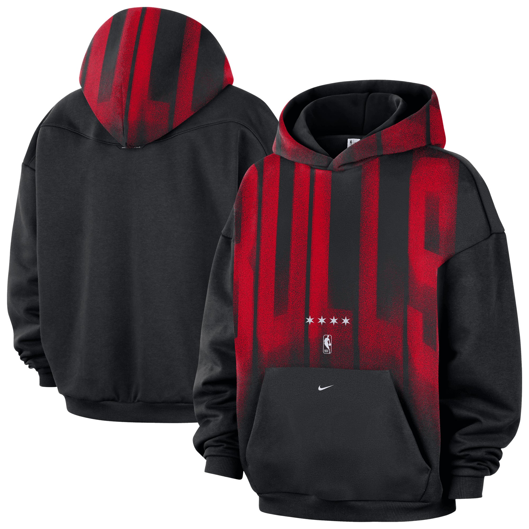 Felpa con cappuccio Nike Chicago Bulls da uomo