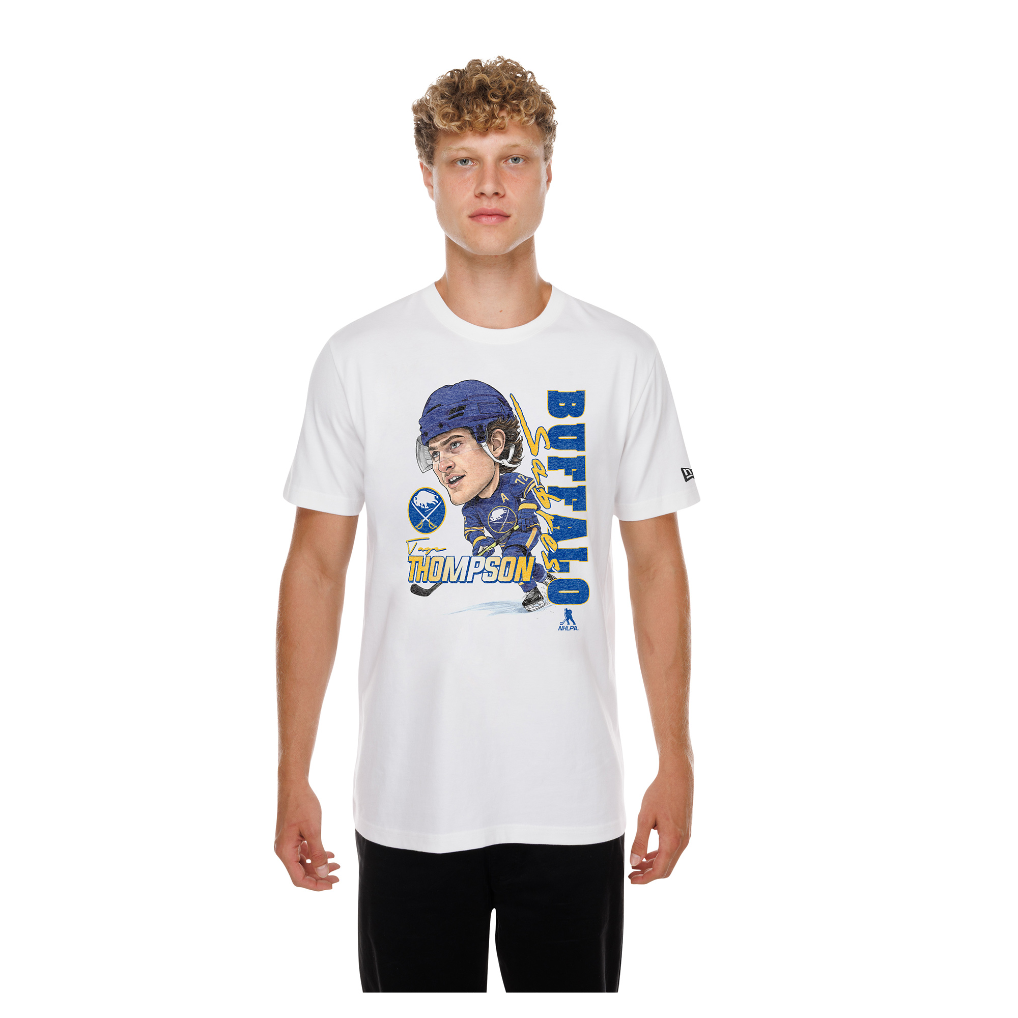 Men’s New Era Tage Thompson White Buffalo Sabres Graphic T-Shirt Men’s New Era Tage Thompson White Buffalo Sabres Graphic T-Shirt