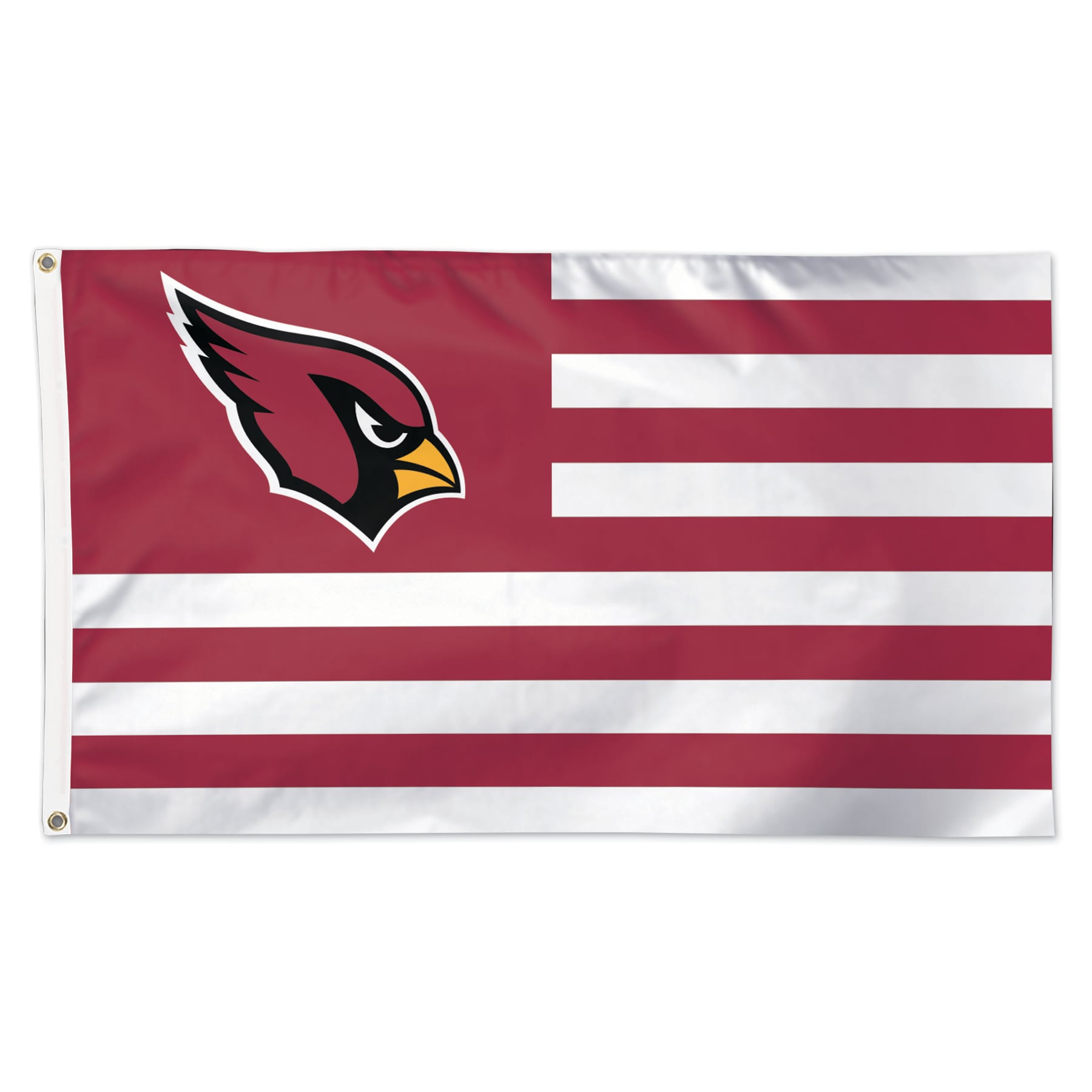 WinCraft Arizona Cardinals 3' x 5' Single-Sided Deluxe Patriotic Stars & Stripes Flag