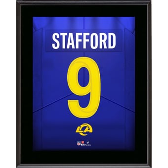 Matthew Stafford Los Angeles Rams 10.5" x 13" Jersey Number Sublimated Player Plaque