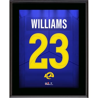Kyren Williams Los Angeles Rams 10.5" x 13" Jersey Number Sublimated Player Plaque