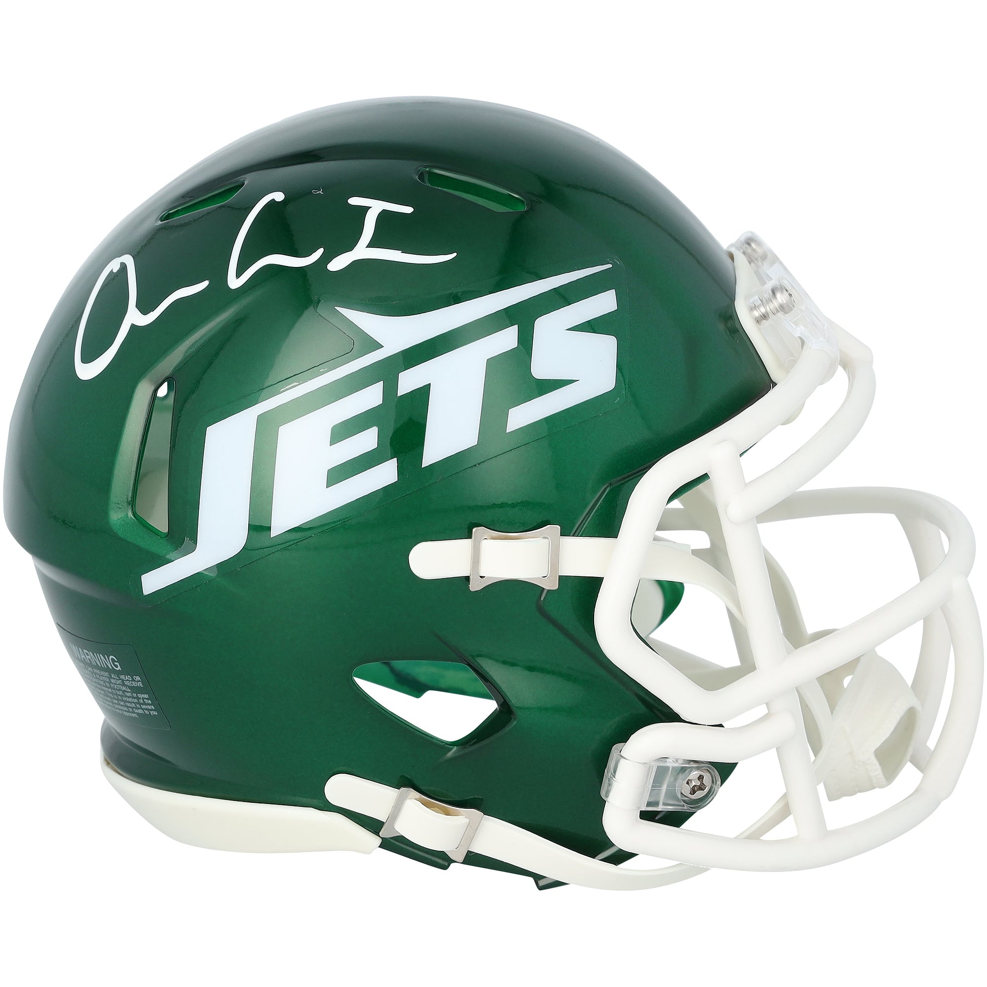 Omar Cooper Jr. New York Jets Autographed Riddell Speed Mini Helmet