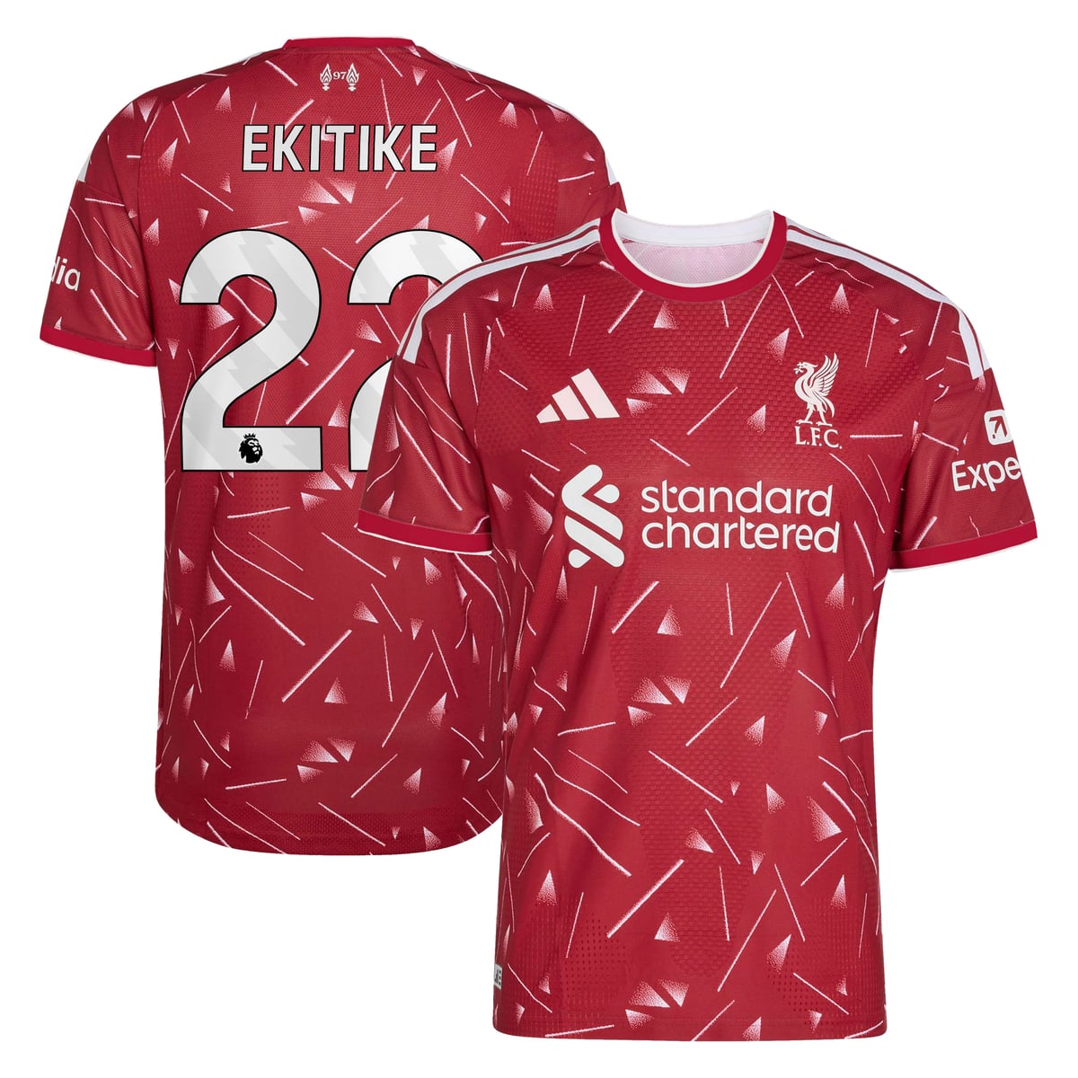 Maillot Authentique Liverpool adidas Domicile 26/27 avec flocage Ekitike 22