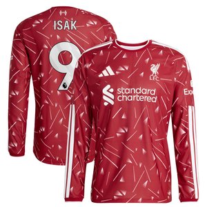 Maillot Authentique Liverpool adidas Domicile 26/27 - Manches longues avec flocage Isak 9, vue 1