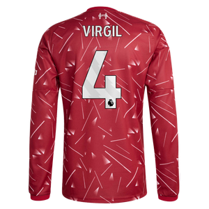 Maillot Liverpool adidas Domicile 26/27 - Manches longues avec flocage Virgil 4, vue 4