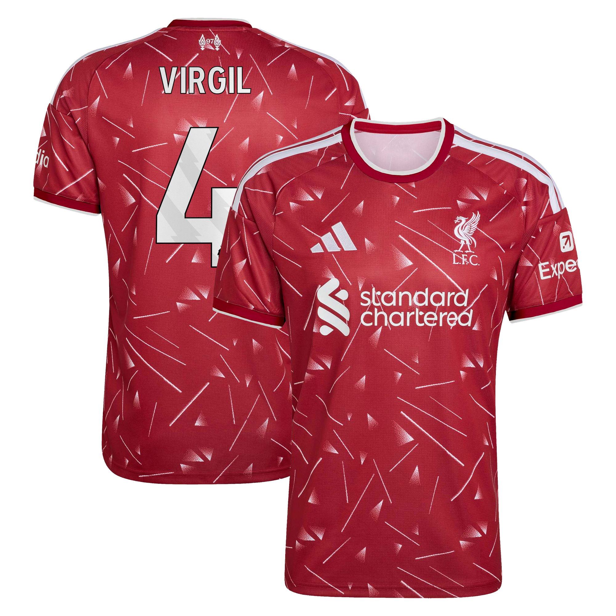 Maillot Liverpool adidas Domicile 26/27 avec flocage Virgil 4