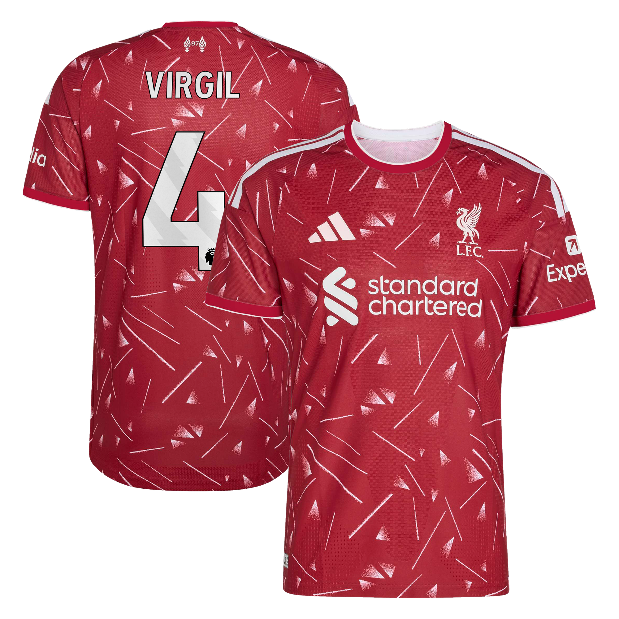 Maillot Authentique Liverpool adidas Domicile 26/27 avec flocage Virgil 4