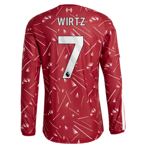 Maillot Authentique Liverpool adidas Domicile 26/27 - Manches longues avec flocage Wirtz 7, vue 4