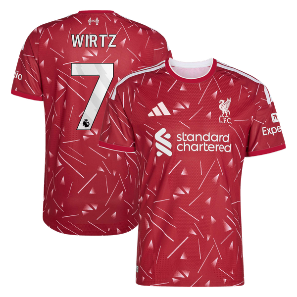 Maillot Authentique Liverpool adidas Domicile 26/27 avec flocage Wirtz 7