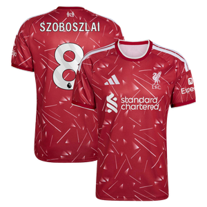 Maillot Liverpool adidas Domicile 26/27 avec flocage Szoboszlai 8, vue 1