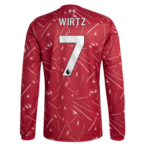 Maillot Liverpool adidas Domicile 26/27 - Manches longues avec flocage Wirtz 7, vue 4
