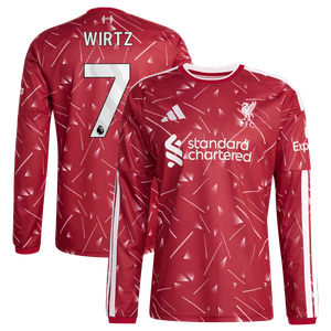 Maillot Liverpool adidas Domicile 26/27 - Manches longues avec flocage Wirtz 7, vue 1
