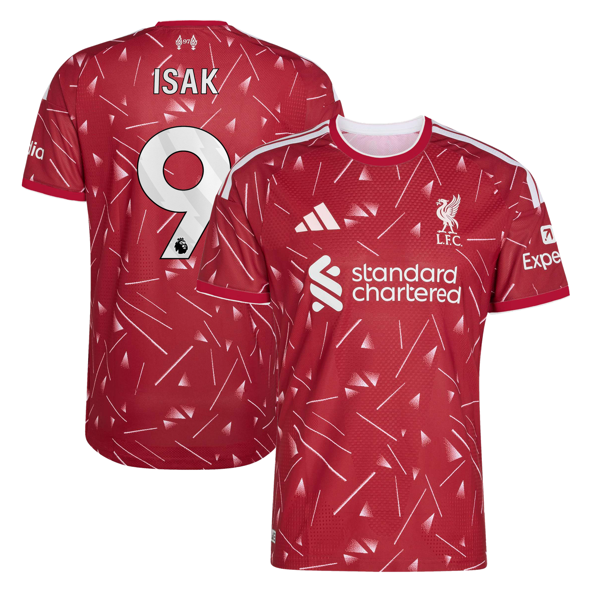 Maillot Authentique Liverpool adidas Domicile 26/27 avec flocage Isak 9