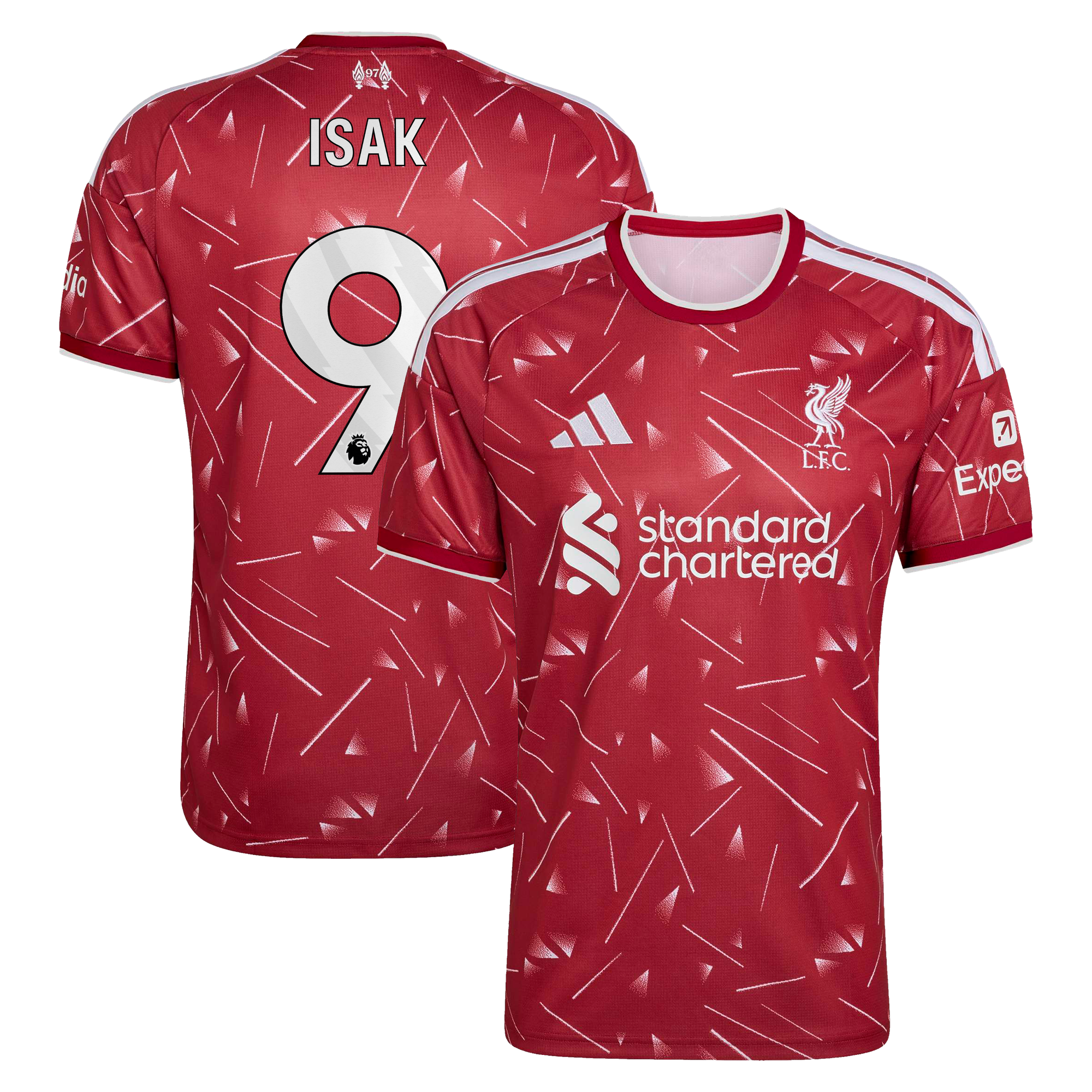 Maillot Liverpool adidas Domicile 26/27 avec flocage Isak 9