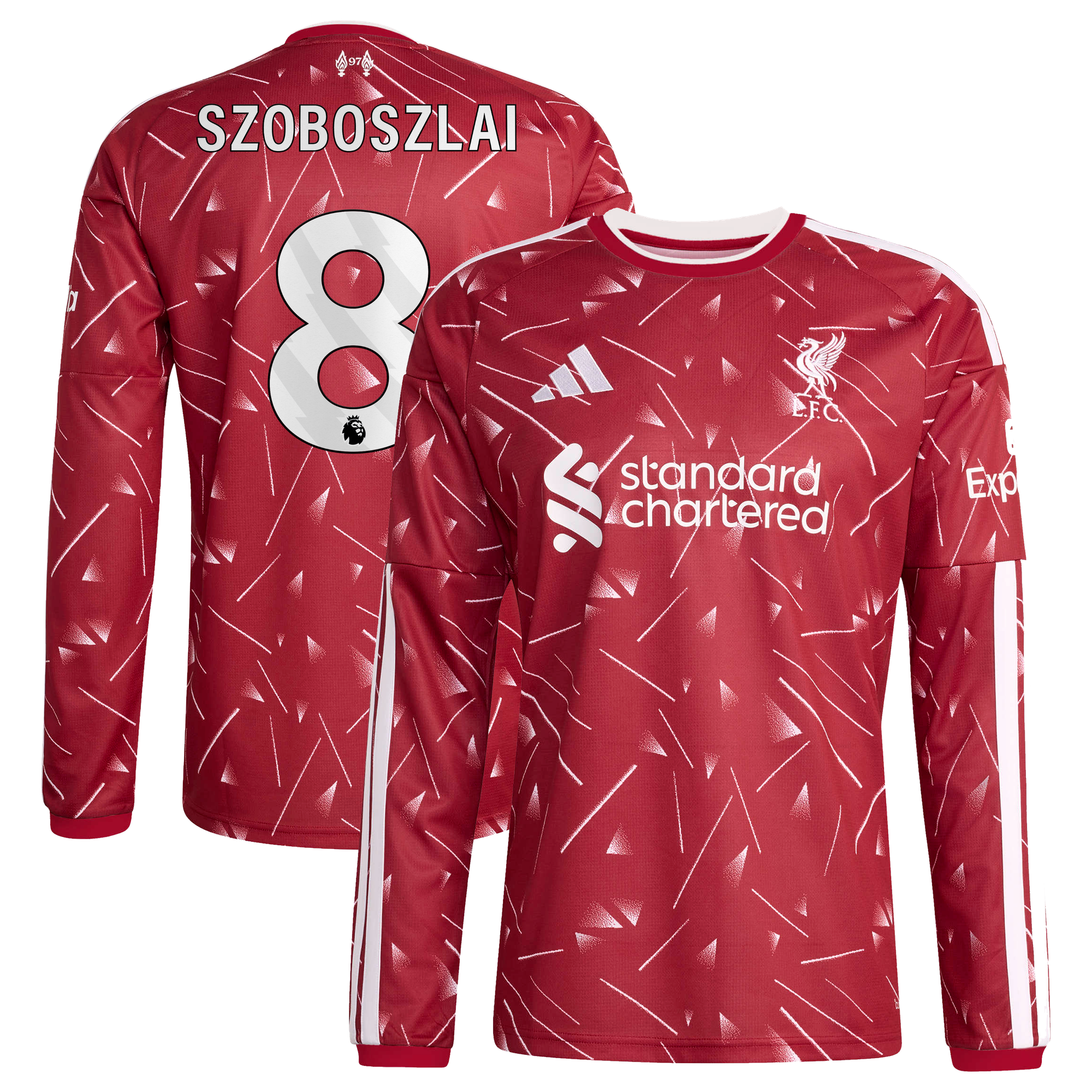 Maillot Liverpool adidas Domicile 26/27 - Manches longues avec flocage Szoboszlai 8