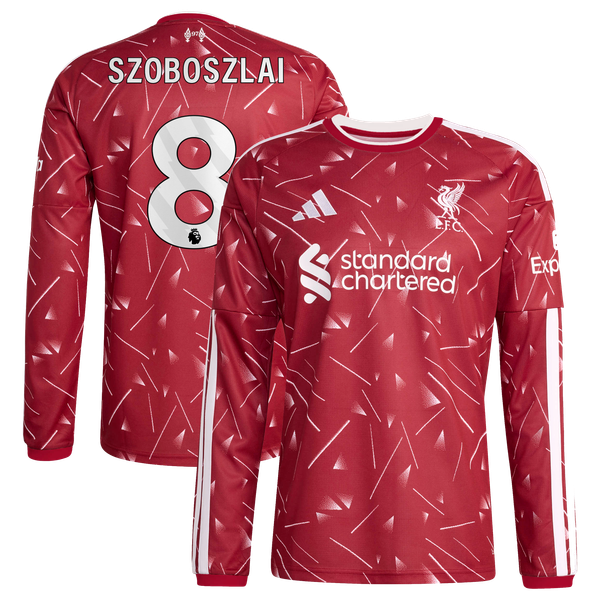 Maillot Liverpool adidas Domicile 26/27 - Manches longues avec flocage Szoboszlai 8