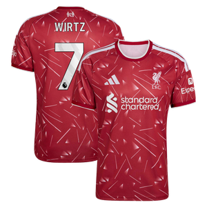 Maillot Liverpool adidas Domicile 26/27 avec flocage Wirtz 7, vue 2