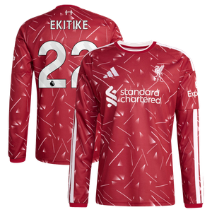 Maillot Liverpool adidas Domicile 26/27 - Manches longues avec flocage Ekitike 22, vue 1