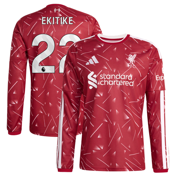 Maillot Liverpool adidas Domicile 26/27 - Manches longues avec flocage Ekitike 22