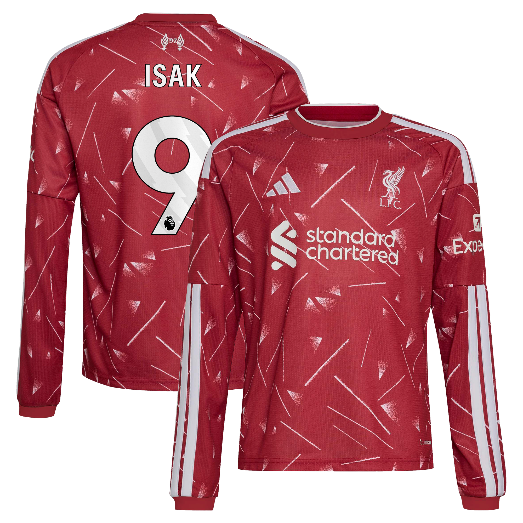 Maillot Liverpool adidas Domicile 26/27 - Enfant - Manches longues avec flocage Isak 9