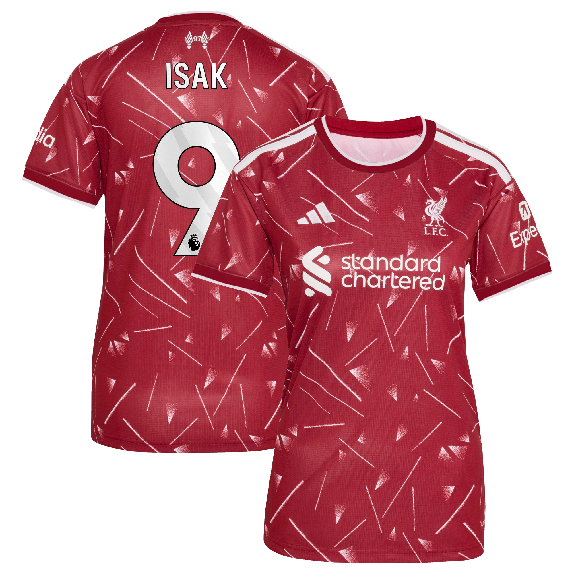 Maillot Liverpool adidas Domicile 26/27 - Femmes avec flocage Isak 9