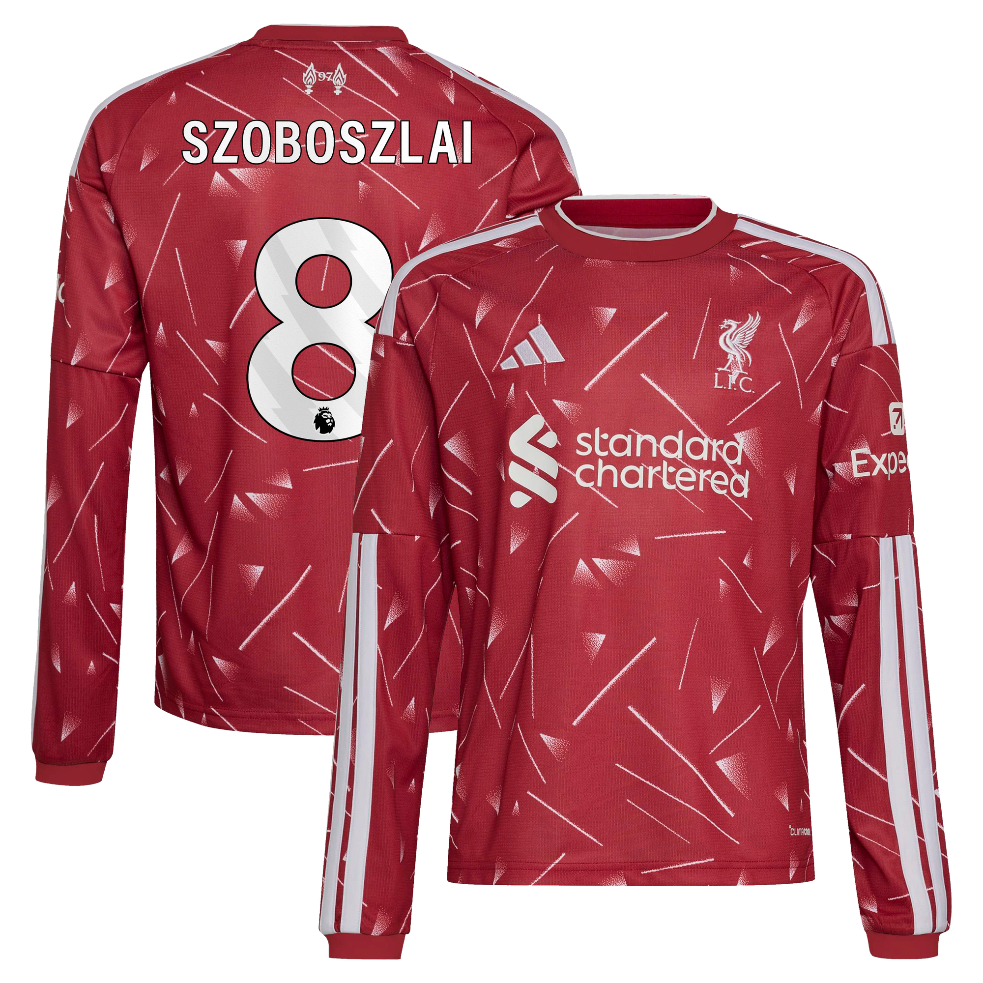 Maillot Liverpool adidas Domicile 26/27 - Enfant - Manches longues avec flocage Szoboszlai 8