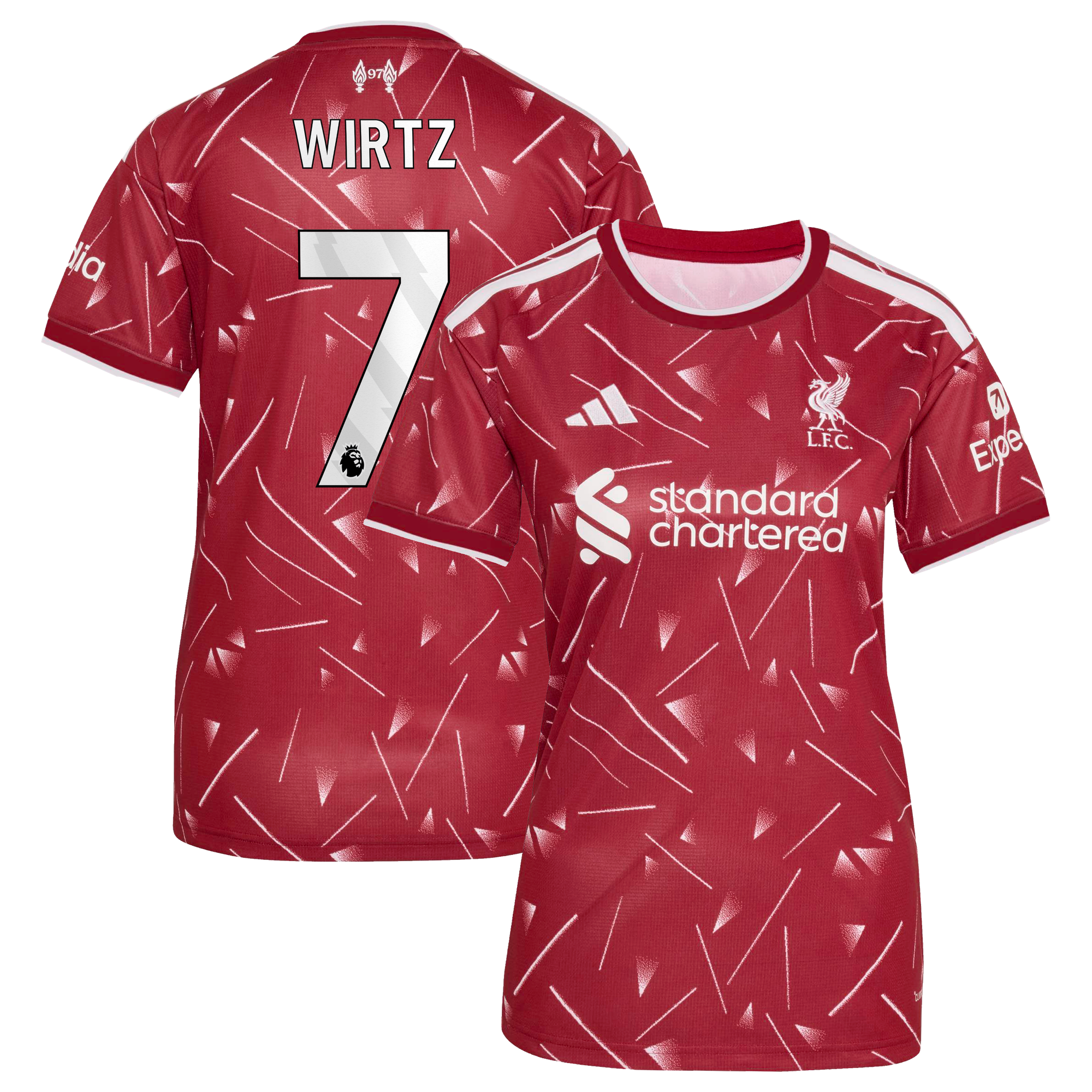 Maillot Liverpool adidas Domicile 26/27 - Femmes avec flocage Wirtz 7