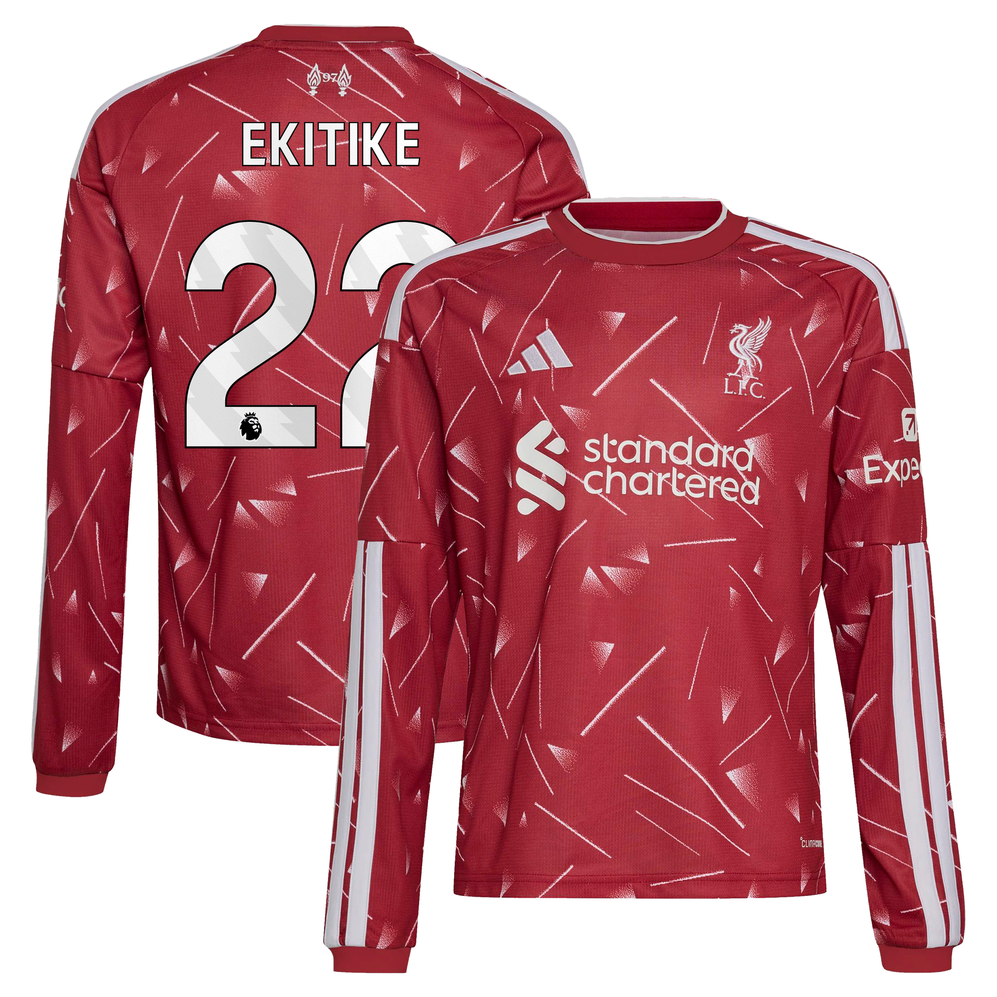 Maillot Liverpool adidas Domicile 26/27 - Enfant - Manches longues avec flocage Ekitike 22