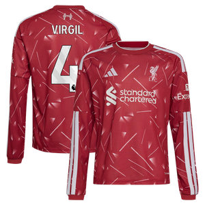 Maillot Liverpool adidas Domicile 26/27 - Enfant - Manches longues avec flocage Virgil 4, vue 2