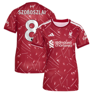 Maillot Liverpool adidas Domicile 26/27 - Femmes avec flocage Szoboszlai 8, vue 1