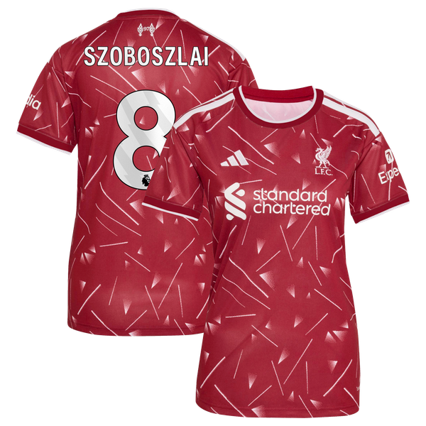 Maillot Liverpool adidas Domicile 26/27 - Femmes avec flocage Szoboszlai 8