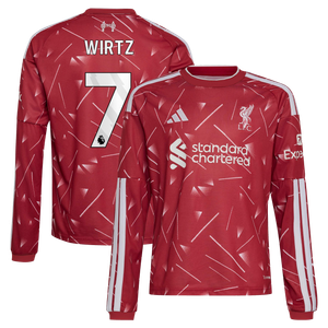 Maillot Liverpool adidas Domicile 26/27 - Enfant - Manches longues avec flocage Wirtz 7, vue 1