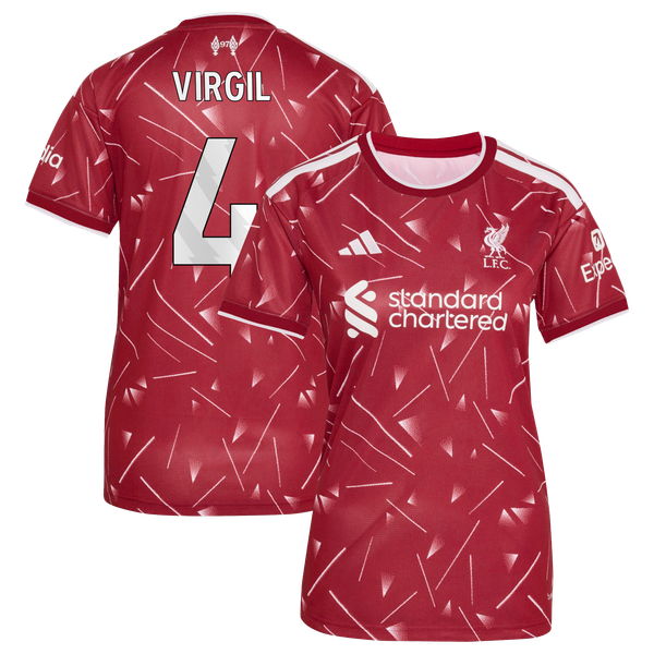 Maillot Liverpool adidas Domicile 26/27 - Femmes avec flocage Virgil 4