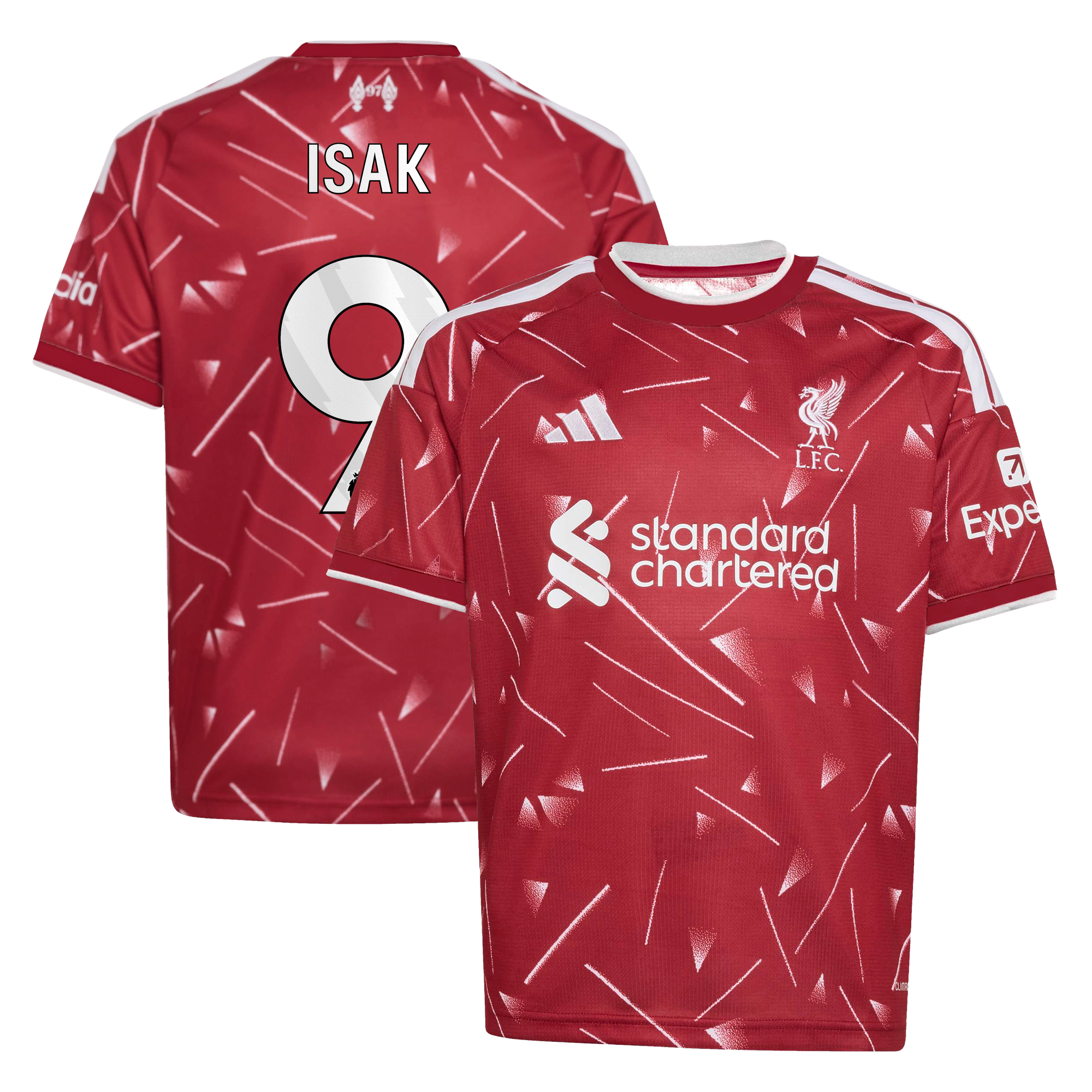 Maillot Liverpool adidas Domicile 26/27 - Enfant avec flocage Isak 9