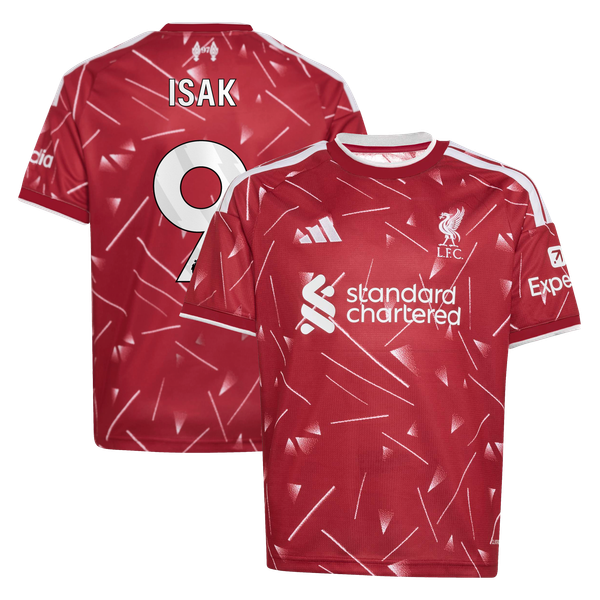 Maillot Liverpool adidas Domicile 26/27 - Enfant avec flocage Isak 9