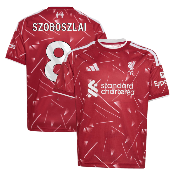 Maillot Liverpool adidas Domicile 26/27 - Enfant avec flocage Szoboszlai 8