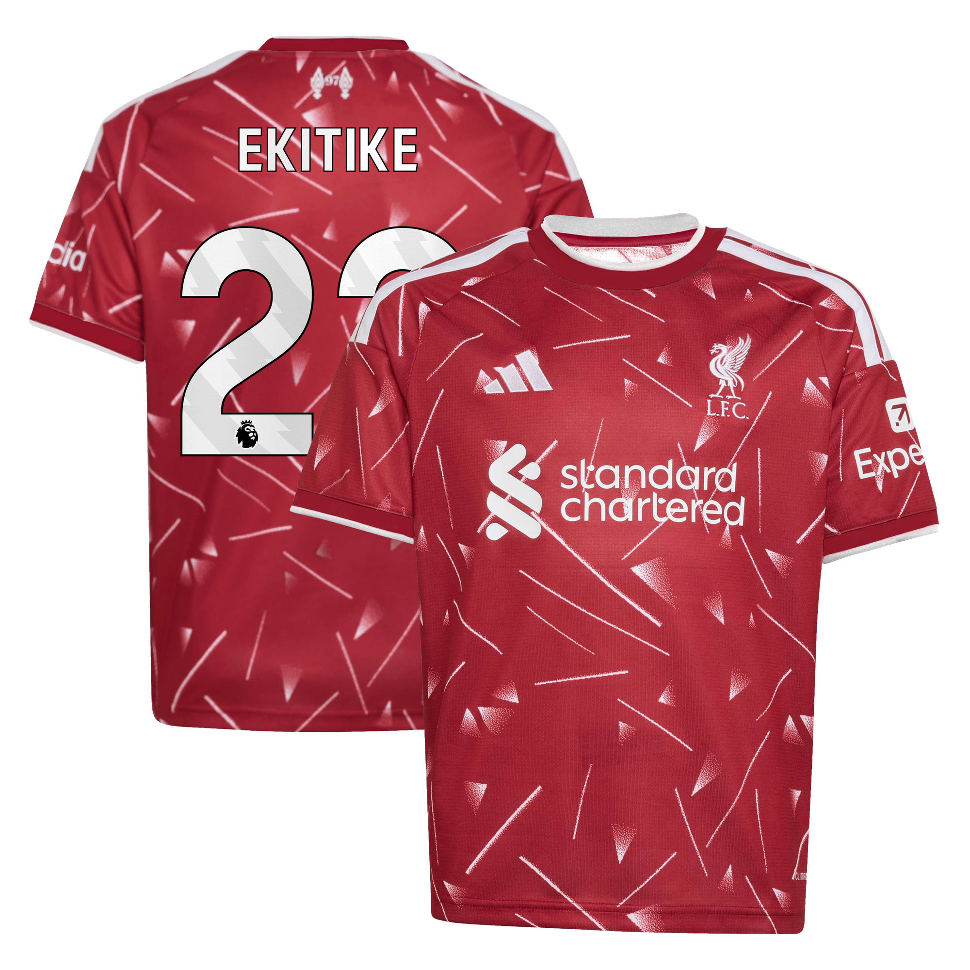Maillot Liverpool adidas Domicile 26/27 - Enfant avec flocage Ekitike 22