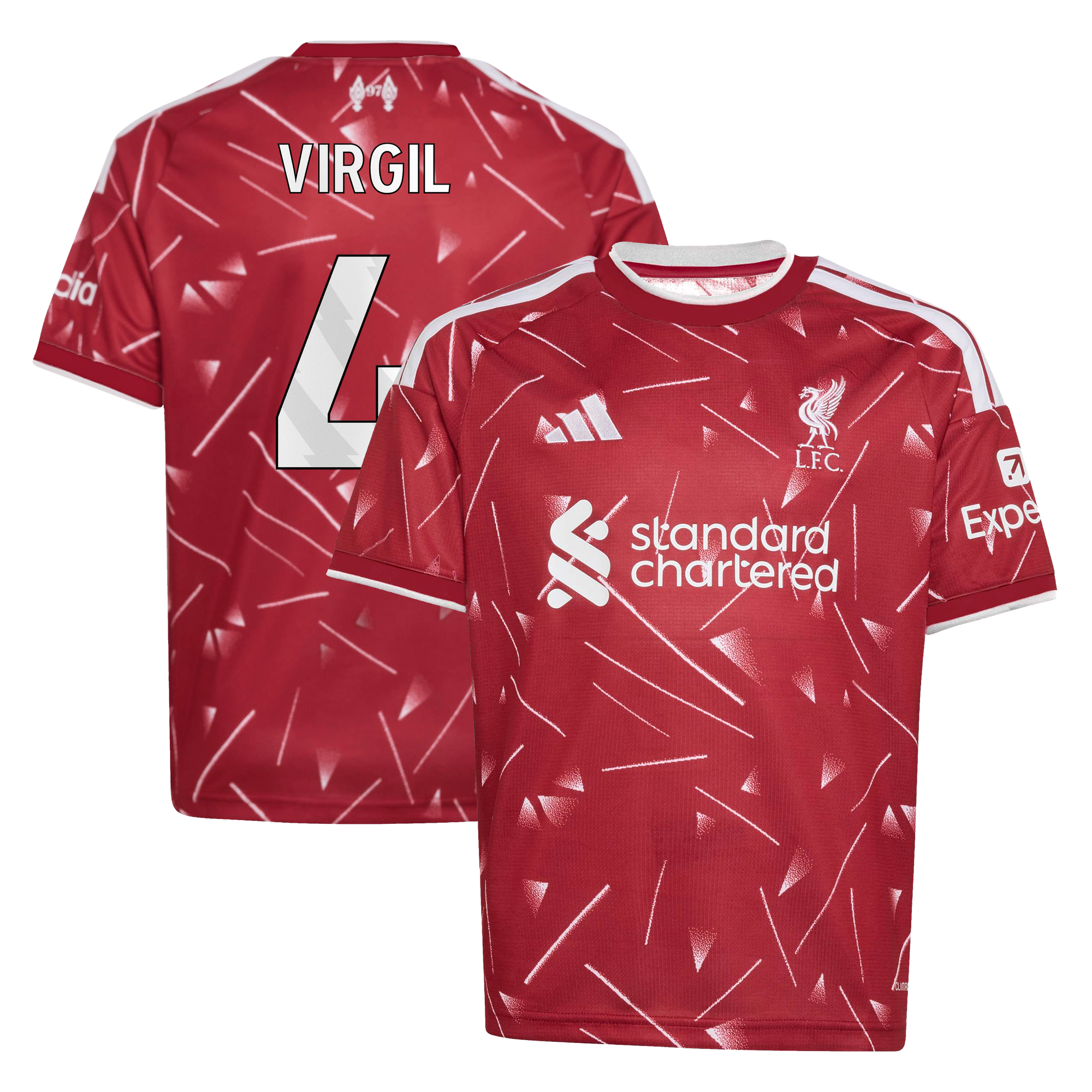 Maillot Liverpool adidas Domicile 26/27 - Enfant avec flocage Virgil 4